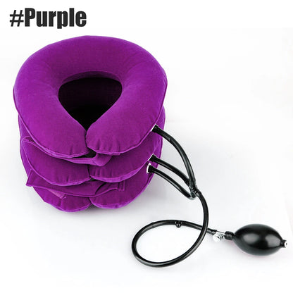 Cervical Neck Traction Device, Relief for Chronic Neck & Shoulder Alignment Pain.