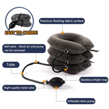 Cervical Neck Traction Device, Relief for Chronic Neck & Shoulder Alignment Pain.