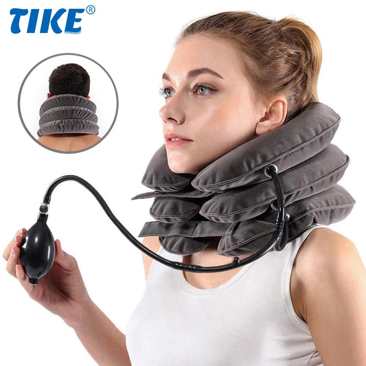 Cervical Neck Traction Device, Relief for Chronic Neck & Shoulder Alignment Pain.