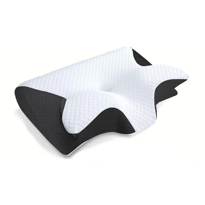 Memory Foam Cervical Pillow, 2 in 1 Ergonomic Contour Orthopedic Pillow for Neck Pain.