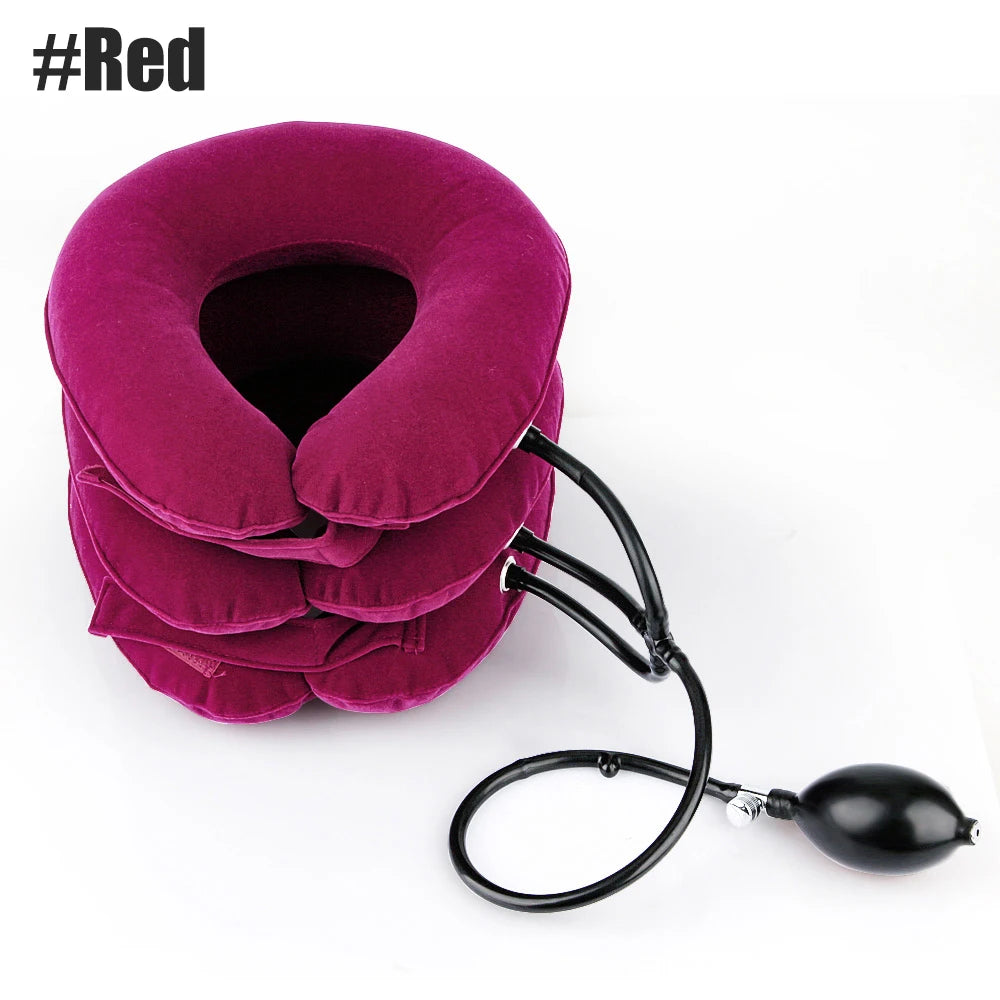 Cervical Neck Traction Device, Relief for Chronic Neck & Shoulder Alignment Pain.