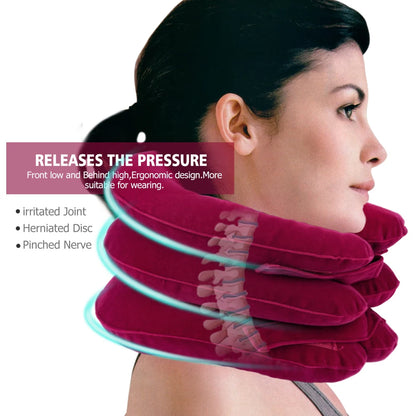 Cervical Neck Traction Device, Relief for Chronic Neck & Shoulder Alignment Pain.